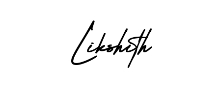 Explore multiple handwriting variations for Likshith including this stunning AmerikaSignatureDemo-Regular design. Free to use across all platforms. Likshith signature style 3 images and pictures png