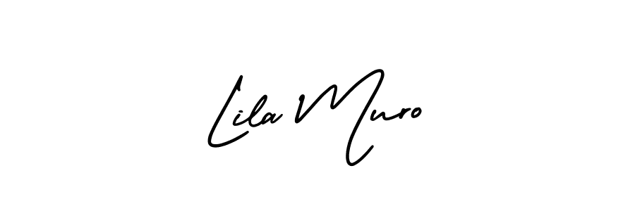 AmerikaSignatureDemo-Regular is a professional signature style that is perfect for those who want to add a touch of class to their signature. It is also a great choice for those who want to make their signature more unique. Get Lila Muro name to fancy signature for free. Lila Muro signature style 3 images and pictures png