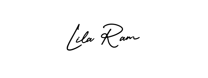 Make a beautiful signature design for name Lila Ram. With this signature (AmerikaSignatureDemo-Regular) style, you can create a handwritten signature for free. Lila Ram signature style 3 images and pictures png