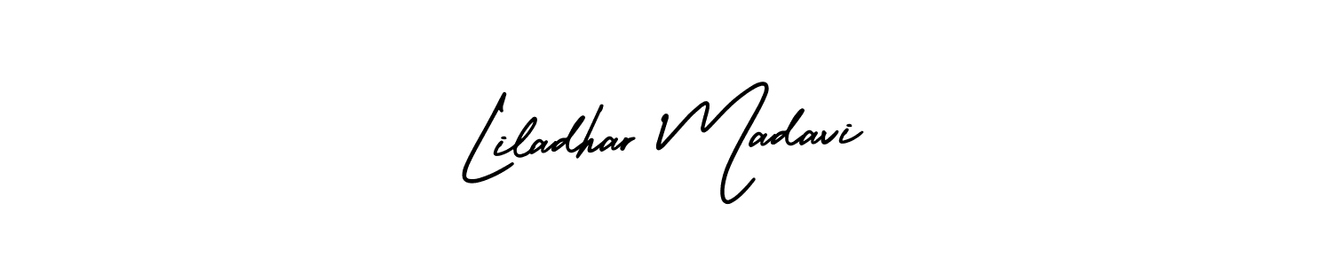 Also we have Liladhar Madavi name is the best signature style. Create professional handwritten signature collection using AmerikaSignatureDemo-Regular autograph style. Liladhar Madavi signature style 3 images and pictures png