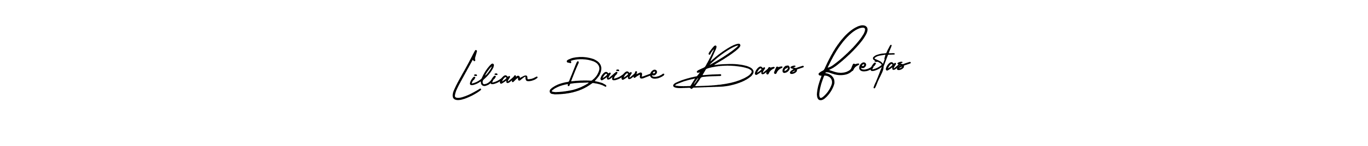 if you are searching for the best signature style for your name Liliam Daiane Barros Freitas. so please give up your signature search. here we have designed multiple signature styles  using AmerikaSignatureDemo-Regular. Liliam Daiane Barros Freitas signature style 3 images and pictures png