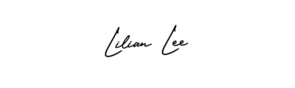 How to make Lilian Lee signature? AmerikaSignatureDemo-Regular is a professional autograph style. Create handwritten signature for Lilian Lee name. Lilian Lee signature style 3 images and pictures png