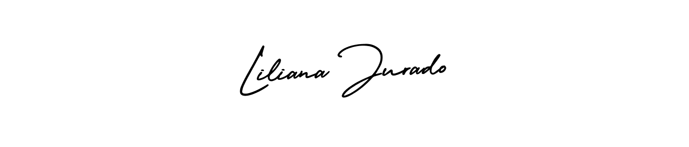 How to make Liliana Jurado signature? AmerikaSignatureDemo-Regular is a professional autograph style. Create handwritten signature for Liliana Jurado name. Liliana Jurado signature style 3 images and pictures png