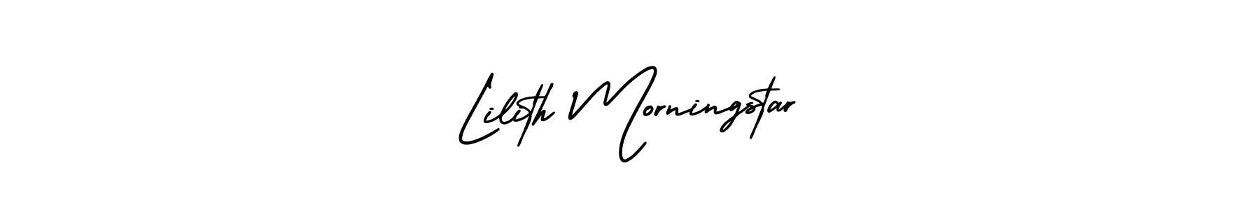 Make a beautiful signature design for name Lilith Morningstar. Use this online signature maker to create a handwritten signature for free. Lilith Morningstar signature style 3 images and pictures png