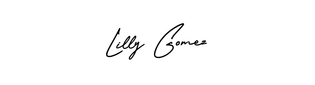 if you are searching for the best signature style for your name Lilly Gomez. so please give up your signature search. here we have designed multiple signature styles  using AmerikaSignatureDemo-Regular. Lilly Gomez signature style 3 images and pictures png