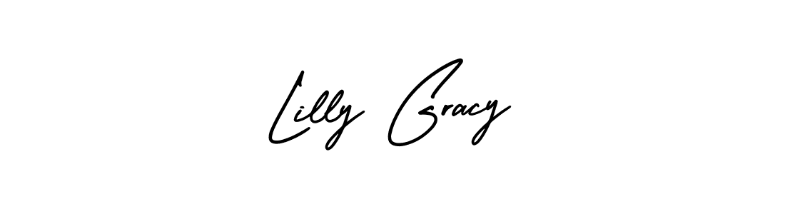 It looks lik you need a new signature style for name Lilly Gracy. Design unique handwritten (AmerikaSignatureDemo-Regular) signature with our free signature maker in just a few clicks. Lilly Gracy signature style 3 images and pictures png