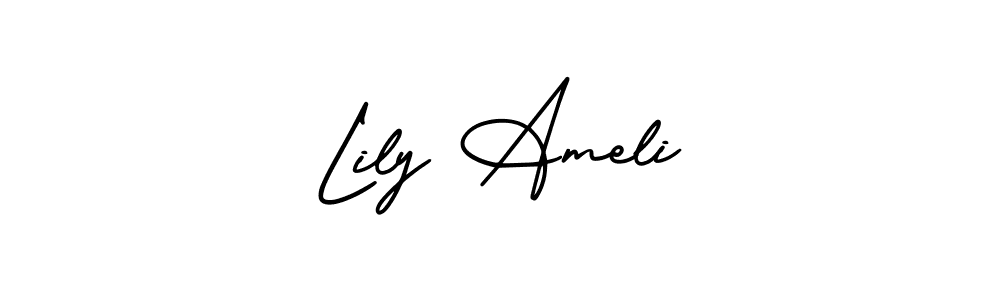 How to Draw Lily Ameli signature style? AmerikaSignatureDemo-Regular is a latest design signature styles for name Lily Ameli. Lily Ameli signature style 3 images and pictures png