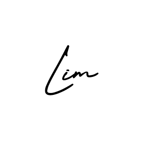 Lim stylish signature style. Best Handwritten Sign (AmerikaSignatureDemo-Regular) for my name. Handwritten Signature Collection Ideas for my name Lim. Lim signature style 3 images and pictures png