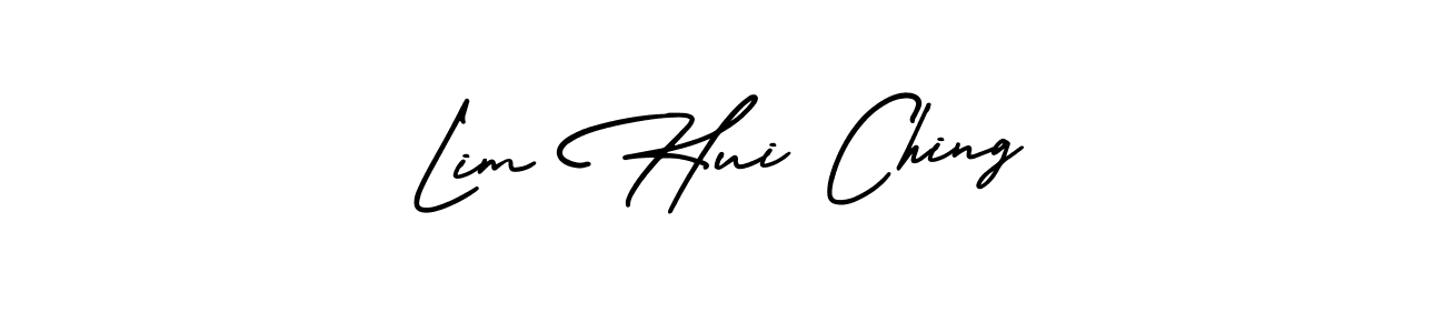 How to make Lim Hui Ching signature? AmerikaSignatureDemo-Regular is a professional autograph style. Create handwritten signature for Lim Hui Ching name. Lim Hui Ching signature style 3 images and pictures png