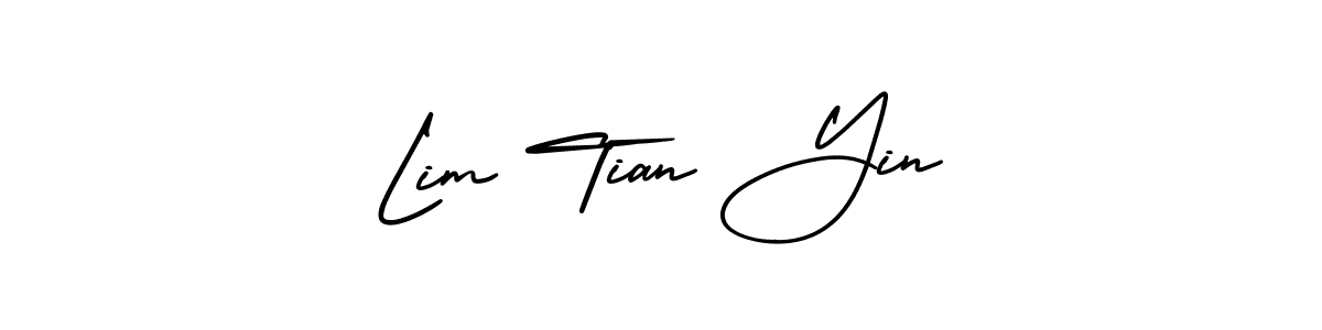 AmerikaSignatureDemo-Regular is a professional signature style that is perfect for those who want to add a touch of class to their signature. It is also a great choice for those who want to make their signature more unique. Get Lim Tian Yin name to fancy signature for free. Lim Tian Yin signature style 3 images and pictures png