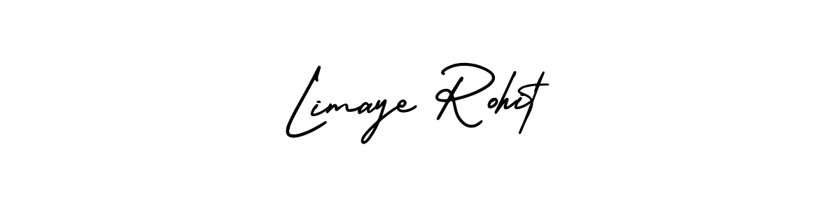 The best way (AmerikaSignatureDemo-Regular) to make a short signature is to pick only two or three words in your name. The name Limaye Rohit include a total of six letters. For converting this name. Limaye Rohit signature style 3 images and pictures png