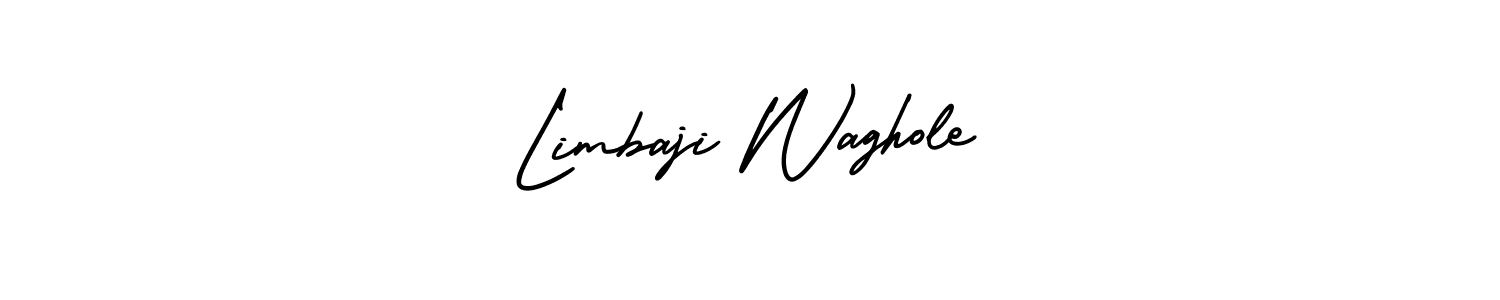 Use a signature maker to create a handwritten signature online. With this signature software, you can design (AmerikaSignatureDemo-Regular) your own signature for name Limbaji Waghole. Limbaji Waghole signature style 3 images and pictures png