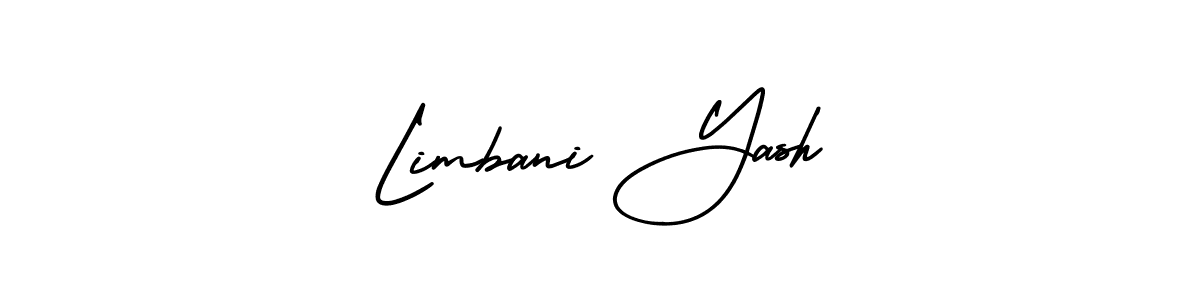 Make a short Limbani Yash signature style. Manage your documents anywhere anytime using AmerikaSignatureDemo-Regular. Create and add eSignatures, submit forms, share and send files easily. Limbani Yash signature style 3 images and pictures png