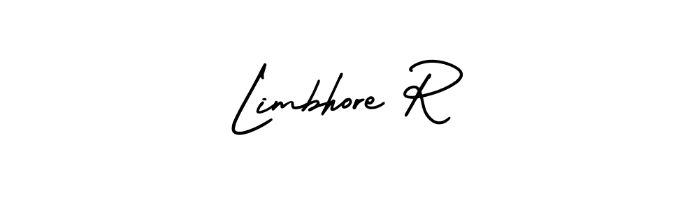 It looks lik you need a new signature style for name Limbhore R. Design unique handwritten (AmerikaSignatureDemo-Regular) signature with our free signature maker in just a few clicks. Limbhore R signature style 3 images and pictures png