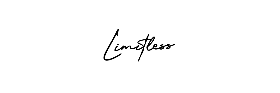 Make a beautiful signature design for name Limitless. With this signature (AmerikaSignatureDemo-Regular) style, you can create a handwritten signature for free. Limitless signature style 3 images and pictures png