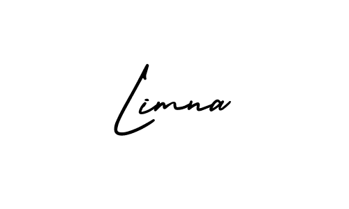 Create a beautiful signature design for name Limna. With this signature (AmerikaSignatureDemo-Regular) fonts, you can make a handwritten signature for free. Limna signature style 3 images and pictures png