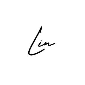 Make a beautiful signature design for name Lin. With this signature (AmerikaSignatureDemo-Regular) style, you can create a handwritten signature for free. Lin signature style 3 images and pictures png