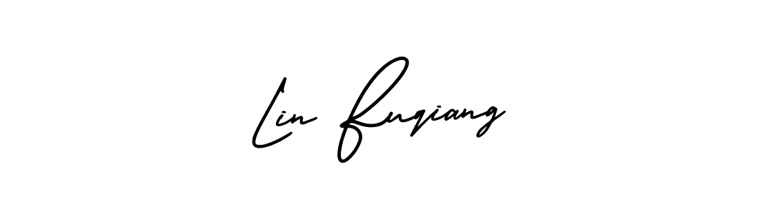 How to make Lin Fuqiang signature? AmerikaSignatureDemo-Regular is a professional autograph style. Create handwritten signature for Lin Fuqiang name. Lin Fuqiang signature style 3 images and pictures png