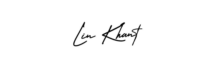 Create a beautiful signature design for name Lin Khant. With this signature (AmerikaSignatureDemo-Regular) fonts, you can make a handwritten signature for free. Lin Khant signature style 3 images and pictures png