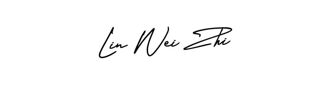 Design your own signature with our free online signature maker. With this signature software, you can create a handwritten (AmerikaSignatureDemo-Regular) signature for name Lin Wei Zhi. Lin Wei Zhi signature style 3 images and pictures png