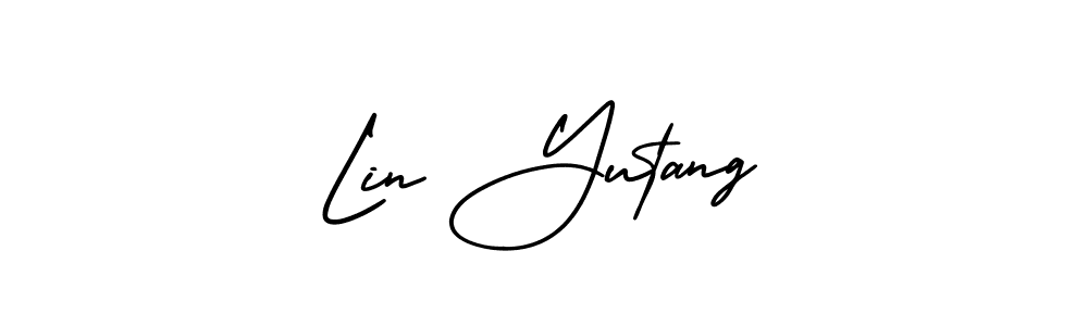 It looks lik you need a new signature style for name Lin Yutang. Design unique handwritten (AmerikaSignatureDemo-Regular) signature with our free signature maker in just a few clicks. Lin Yutang signature style 3 images and pictures png