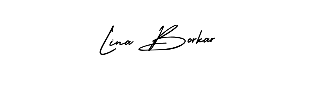 Similarly AmerikaSignatureDemo-Regular is the best handwritten signature design. Signature creator online .You can use it as an online autograph creator for name Lina Borkar. Lina Borkar signature style 3 images and pictures png