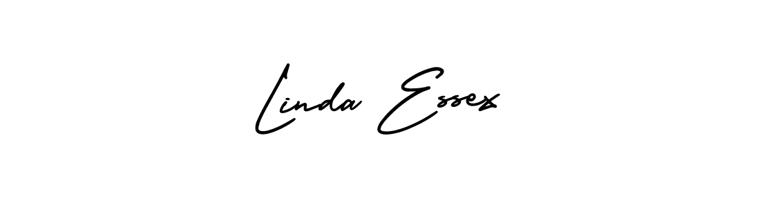 Linda Essex stylish signature style. Best Handwritten Sign (AmerikaSignatureDemo-Regular) for my name. Handwritten Signature Collection Ideas for my name Linda Essex. Linda Essex signature style 3 images and pictures png