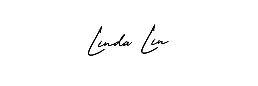 It looks lik you need a new signature style for name Linda Lin. Design unique handwritten (AmerikaSignatureDemo-Regular) signature with our free signature maker in just a few clicks. Linda Lin signature style 3 images and pictures png