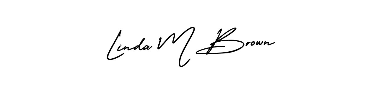 Similarly AmerikaSignatureDemo-Regular is the best handwritten signature design. Signature creator online .You can use it as an online autograph creator for name Linda M Brown. Linda M Brown signature style 3 images and pictures png