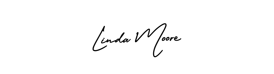 Use a signature maker to create a handwritten signature online. With this signature software, you can design (AmerikaSignatureDemo-Regular) your own signature for name Linda Moore. Linda Moore signature style 3 images and pictures png