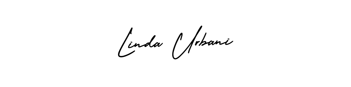 This is the best signature style for the Linda Urbani name. Also you like these signature font (AmerikaSignatureDemo-Regular). Mix name signature. Linda Urbani signature style 3 images and pictures png