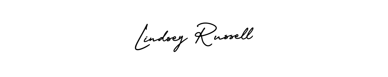 The best way (AmerikaSignatureDemo-Regular) to make a short signature is to pick only two or three words in your name. The name Lindsey Russell include a total of six letters. For converting this name. Lindsey Russell signature style 3 images and pictures png
