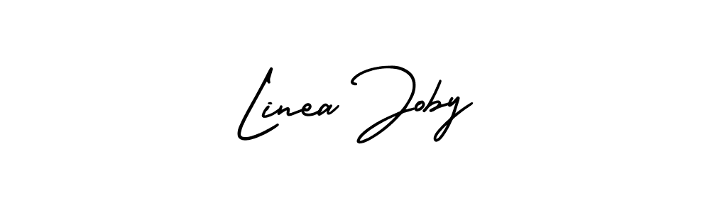 Make a beautiful signature design for name Linea Joby. Use this online signature maker to create a handwritten signature for free. Linea Joby signature style 3 images and pictures png
