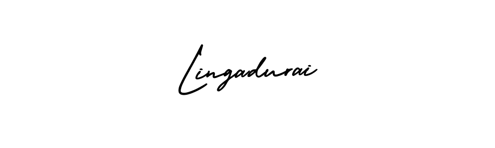 Make a beautiful signature design for name Lingadurai. With this signature (AmerikaSignatureDemo-Regular) style, you can create a handwritten signature for free. Lingadurai signature style 3 images and pictures png
