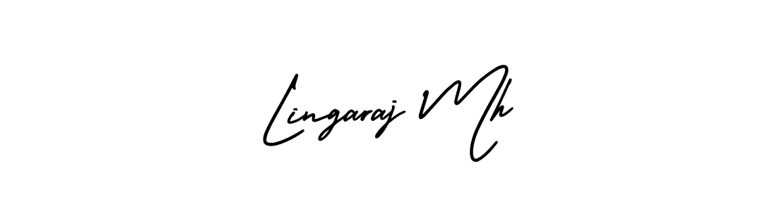 How to Draw Lingaraj Mh signature style? AmerikaSignatureDemo-Regular is a latest design signature styles for name Lingaraj Mh. Lingaraj Mh signature style 3 images and pictures png