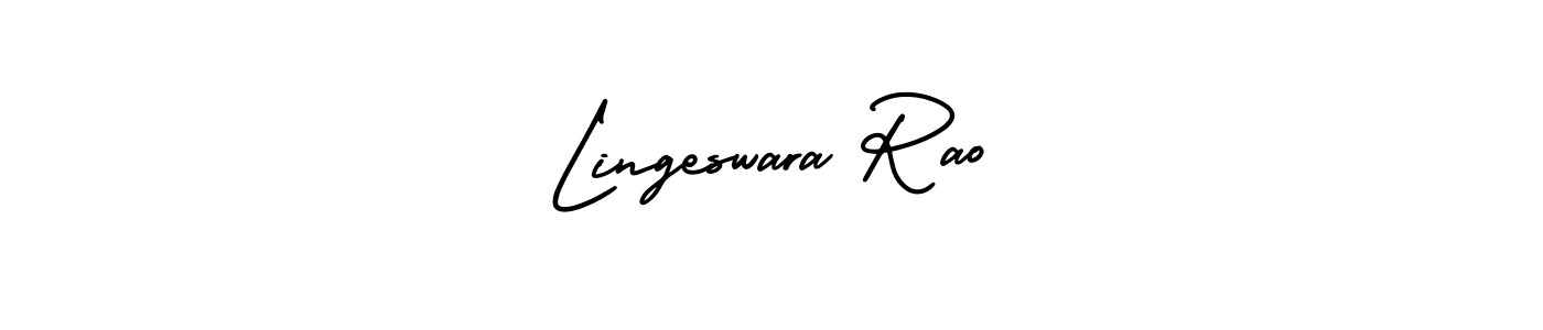 Also we have Lingeswara Rao name is the best signature style. Create professional handwritten signature collection using AmerikaSignatureDemo-Regular autograph style. Lingeswara Rao signature style 3 images and pictures png