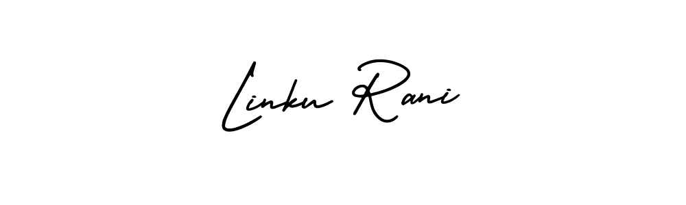 Also You can easily find your signature by using the search form. We will create Linku Rani name handwritten signature images for you free of cost using AmerikaSignatureDemo-Regular sign style. Linku Rani signature style 3 images and pictures png