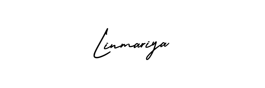 AmerikaSignatureDemo-Regular is a professional signature style that is perfect for those who want to add a touch of class to their signature. It is also a great choice for those who want to make their signature more unique. Get Linmariya name to fancy signature for free. Linmariya signature style 3 images and pictures png