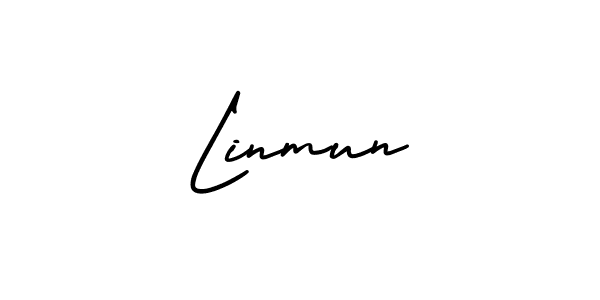 It looks lik you need a new signature style for name Linmun. Design unique handwritten (AmerikaSignatureDemo-Regular) signature with our free signature maker in just a few clicks. Linmun signature style 3 images and pictures png