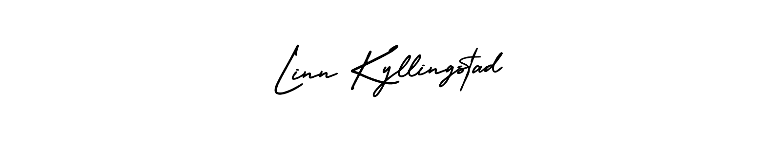 How to Draw Linn Kyllingstad signature style? AmerikaSignatureDemo-Regular is a latest design signature styles for name Linn Kyllingstad. Linn Kyllingstad signature style 3 images and pictures png