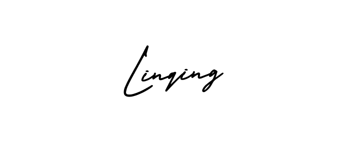 Also we have Linqing name is the best signature style. Create professional handwritten signature collection using AmerikaSignatureDemo-Regular autograph style. Linqing signature style 3 images and pictures png
