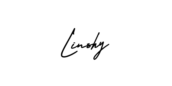 This is the best signature style for the Linshy name. Also you like these signature font (AmerikaSignatureDemo-Regular). Mix name signature. Linshy signature style 3 images and pictures png