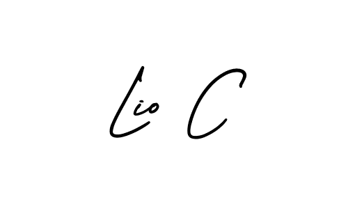 Make a short Lio C signature style. Manage your documents anywhere anytime using AmerikaSignatureDemo-Regular. Create and add eSignatures, submit forms, share and send files easily. Lio C signature style 3 images and pictures png