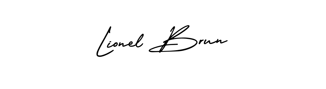 It looks lik you need a new signature style for name Lionel Brun. Design unique handwritten (AmerikaSignatureDemo-Regular) signature with our free signature maker in just a few clicks. Lionel Brun signature style 3 images and pictures png