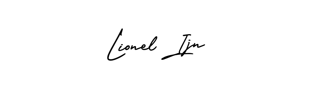 Best and Professional Signature Style for Lionel Ijn. AmerikaSignatureDemo-Regular Best Signature Style Collection. Lionel Ijn signature style 3 images and pictures png