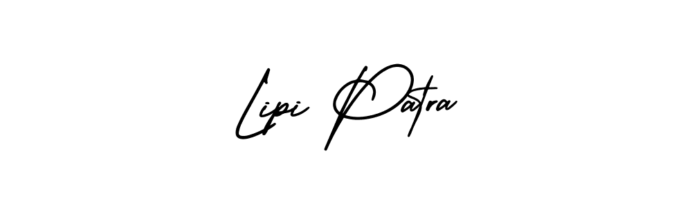 It looks lik you need a new signature style for name Lipi Patra. Design unique handwritten (AmerikaSignatureDemo-Regular) signature with our free signature maker in just a few clicks. Lipi Patra signature style 3 images and pictures png