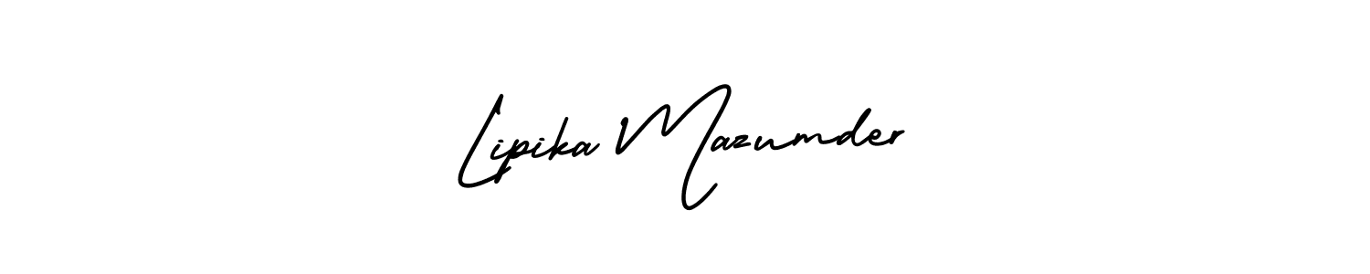 Use a signature maker to create a handwritten signature online. With this signature software, you can design (AmerikaSignatureDemo-Regular) your own signature for name Lipika Mazumder. Lipika Mazumder signature style 3 images and pictures png