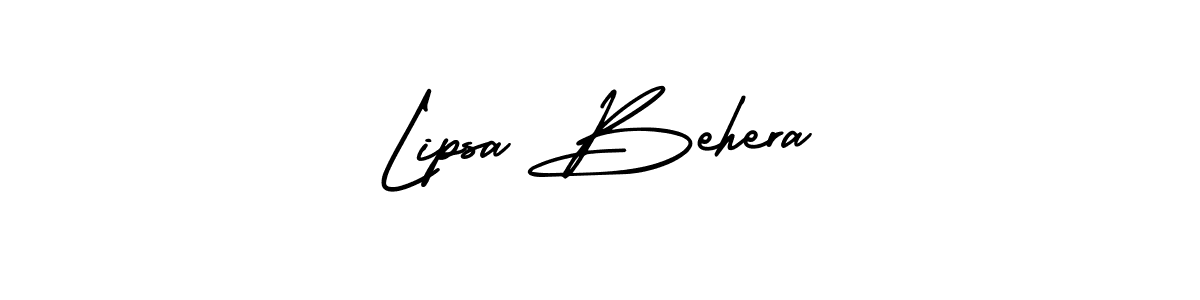Make a beautiful signature design for name Lipsa Behera. With this signature (AmerikaSignatureDemo-Regular) style, you can create a handwritten signature for free. Lipsa Behera signature style 3 images and pictures png