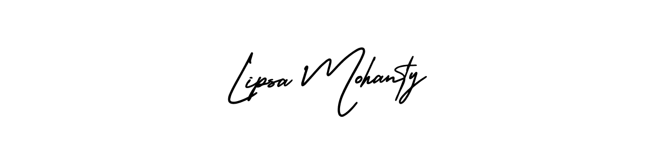 Create a beautiful signature design for name Lipsa Mohanty. With this signature (AmerikaSignatureDemo-Regular) fonts, you can make a handwritten signature for free. Lipsa Mohanty signature style 3 images and pictures png