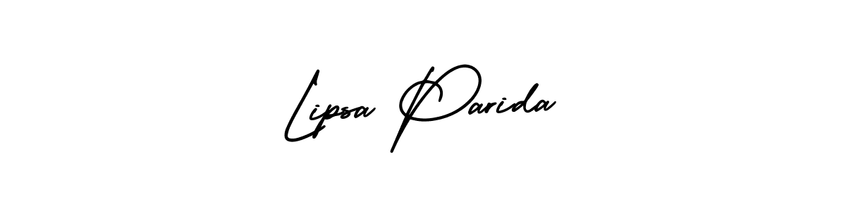 It looks lik you need a new signature style for name Lipsa Parida. Design unique handwritten (AmerikaSignatureDemo-Regular) signature with our free signature maker in just a few clicks. Lipsa Parida signature style 3 images and pictures png